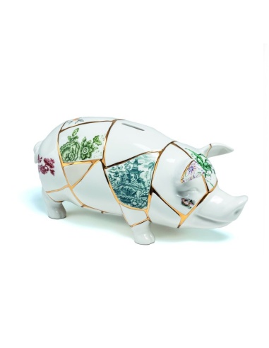 Salvadanaio Piggy Kintsugi - SELETTI