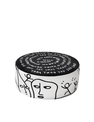 Pouf Eclipse Etching - QEEBOO